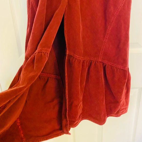 Maxi boho corduroy skirt - Picture 4 of 8